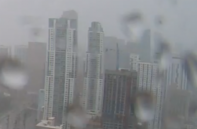 Massive crane atop Miami high-rise collapses in Irma's winds Massive crane atop Miami high-rise collapses in Irma's winds
