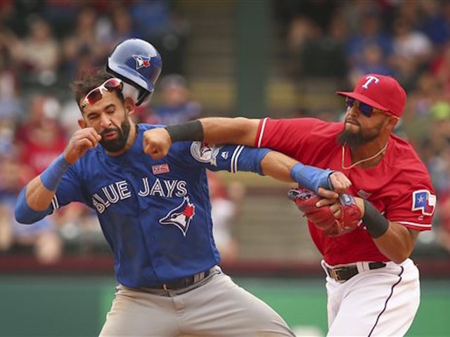 14 disciplined following Rangers/Jays brawl