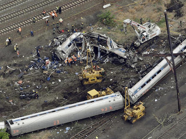 Feds: Amtrak crash impacted by rock incident