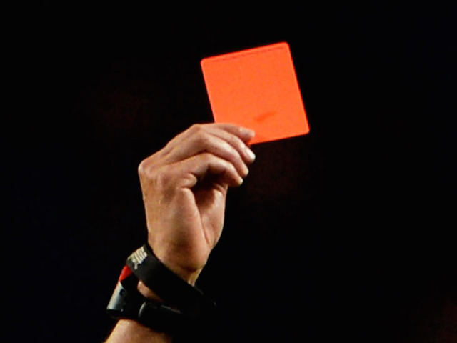Swedish soccer player ejected from game after farting near referee