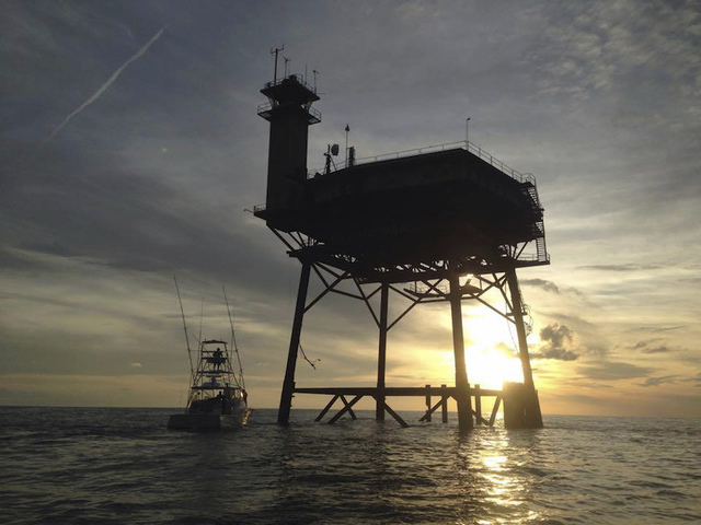 Owner of tower rides out Hurricane Matthew in middle of ocean