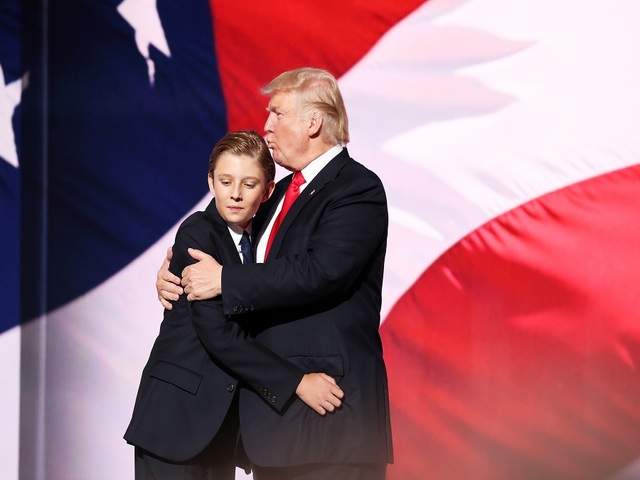 Viral: Trump's son struggles to stay awake during speech