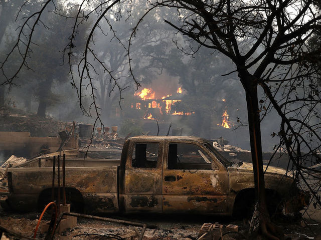 Wildfires ravage Northern California