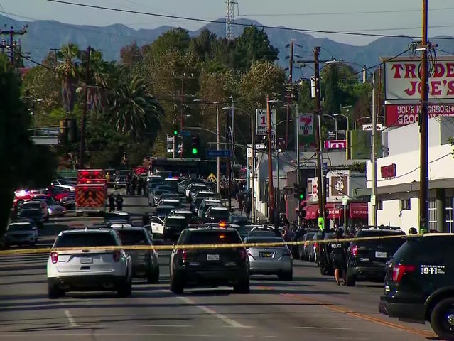 LAPD releases video of officers shooting knife-wielding man, hostage