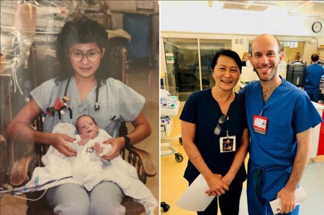 A nurse in California just discovered her colleague was a patient she cared as a baby 28 years ago